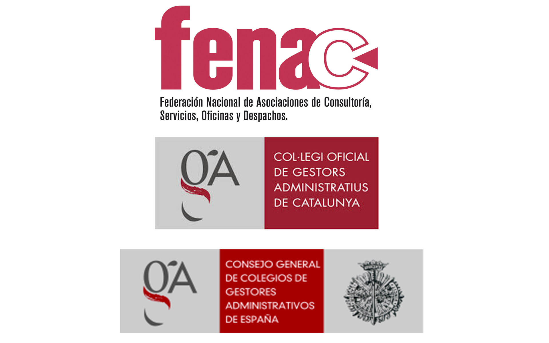 Logotipos fenac, Colegio de Gestores Administrativos de Cataluña